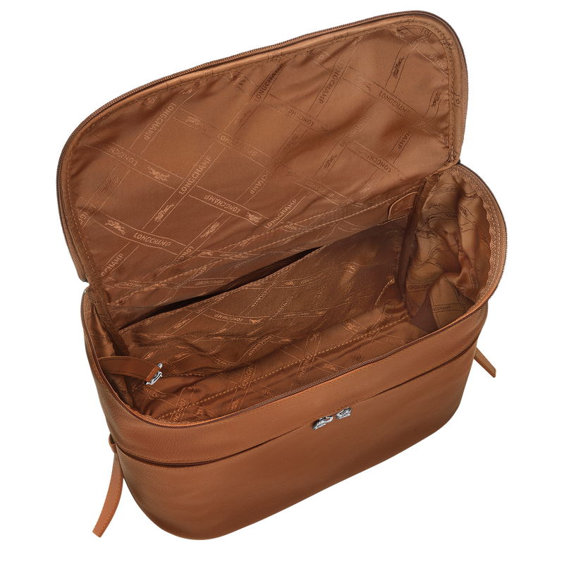 Le Foulonn&eacute; Backpack , Caramel - Leather  - View 5 of  5