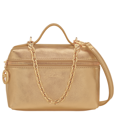 Le Pliage Xtra XS Crossbody bag , Gold - Leather