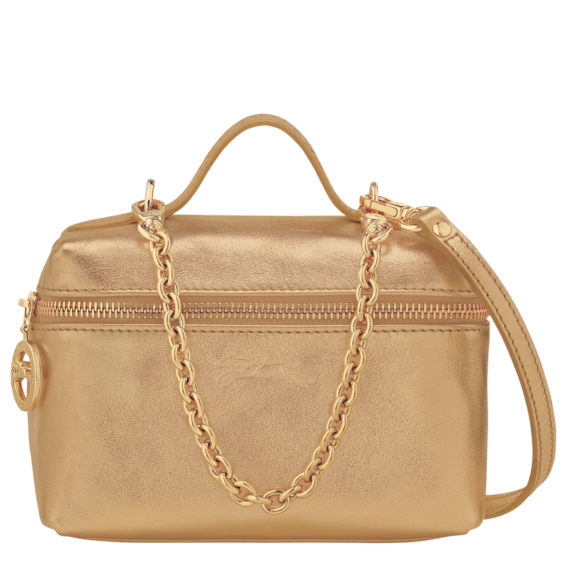 Le Pliage Xtra XS Crossbody bag , Gold - Leather  - View 1 of  4