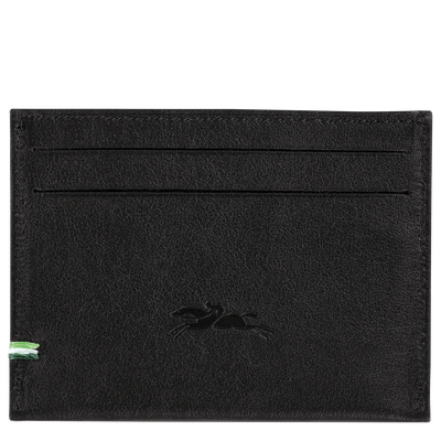 Longchamp sur Seine Card holder , Black - Leather