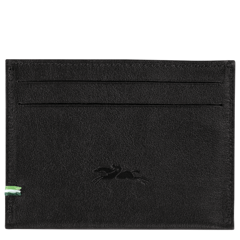 Longchamp sur Seine Card holder , Black - Leather  - View 2 of  2