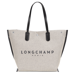 Roseau L Tote bag , Ecru - Canvas