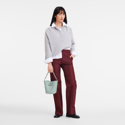 Le Roseau XS Bucket bag , Celadon - Leather