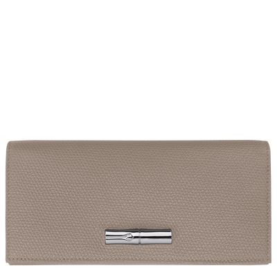 Le Roseau Long continental wallet , Clay - Leather