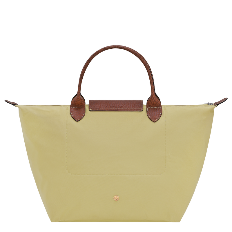 Le Pliage Original M Handbag , Pistachio - Recycled canvas  - View 3 of  5