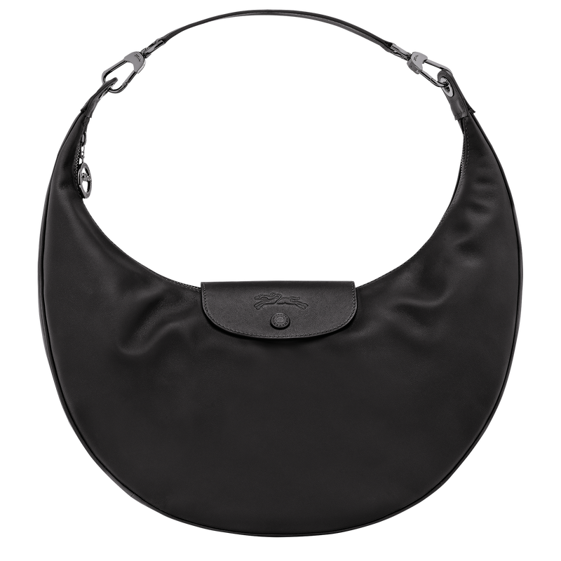Le Pliage Xtra L Shoulder bag , Black - Leather  - View 1 of  6