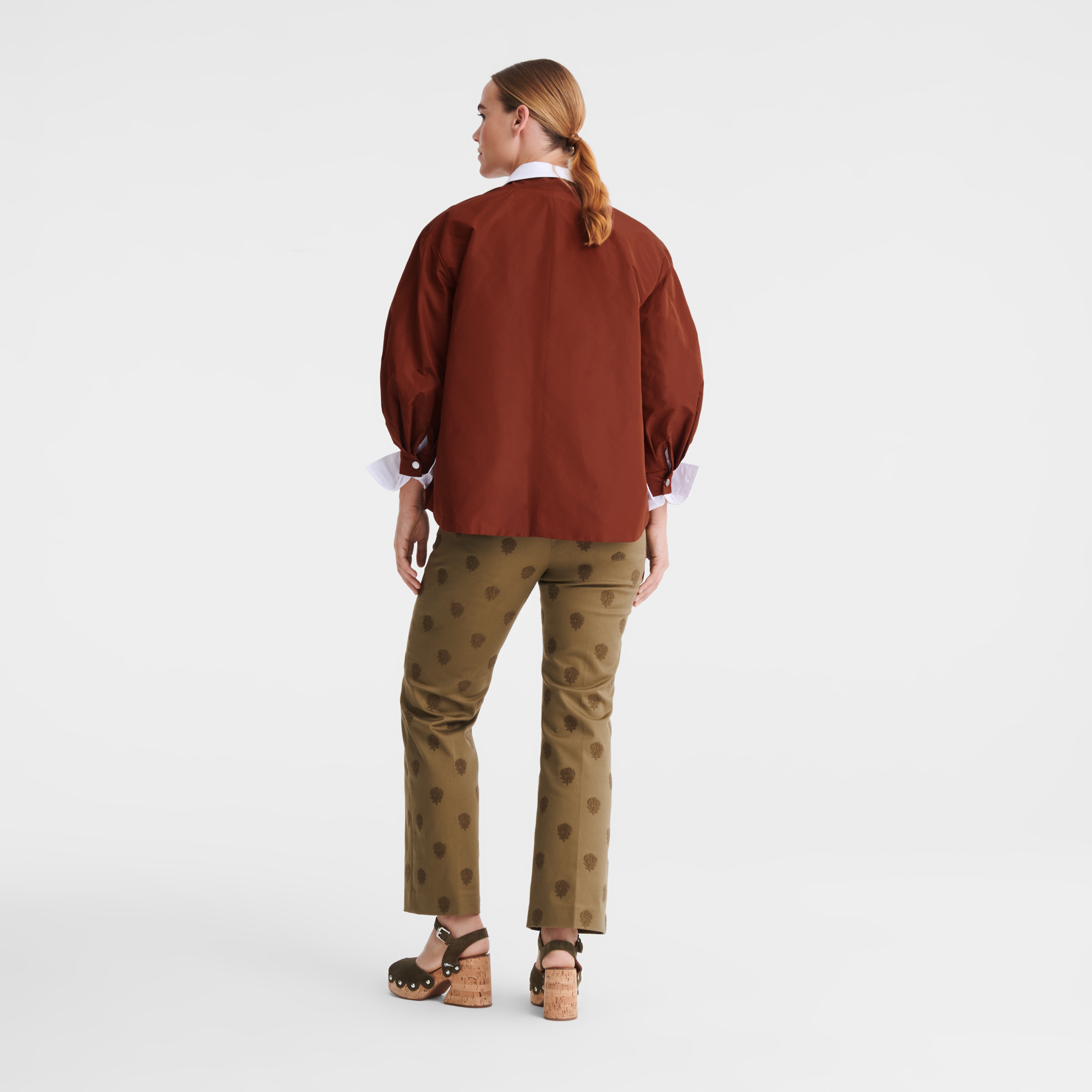 Kimono jacket, Chestnut - View 3 of 
        5 - zoom in null Kimono jacket, Chestnut