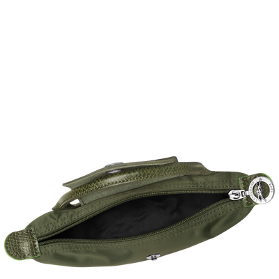 Pouch with handle, Forest - View 5 of  
    6 - zoom in Le Pliage Green Pouch with handle, Forest