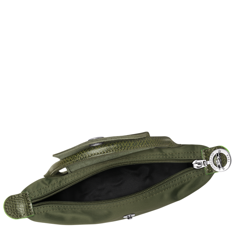 Le Pliage Green Pouch with handle , Forest - Recycled canvas  - View 5 of  6 Le Pliage Green Pouch with handle , Forest - Recycled canvas  - View 5 of  6