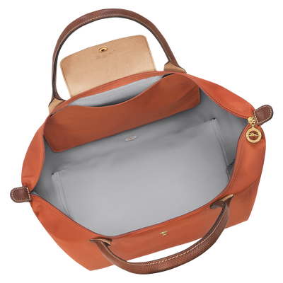 Le Pliage Original L Tote bag , Brick - Recycled canvas