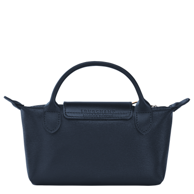 Le Pliage City Pouch with handle, Navy