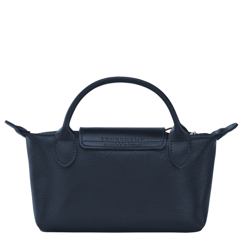 Le Pliage City Pouch with handle , Navy - Canvas - View 3 of  4