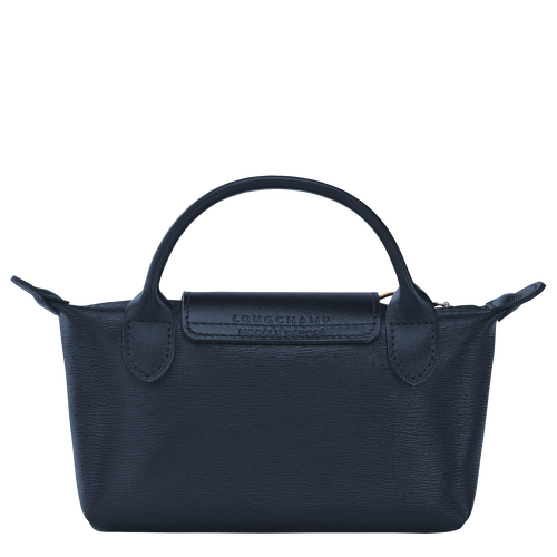 Le Pliage City Pouch with handle , Navy - Canvas - View 3 of  4