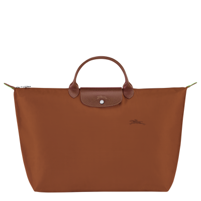 Le Pliage Green Travel bag L, Cognac