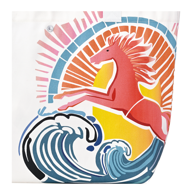 Le Pliage Collection Tote bag , Rainbow - Canvas  - View 6 of  6