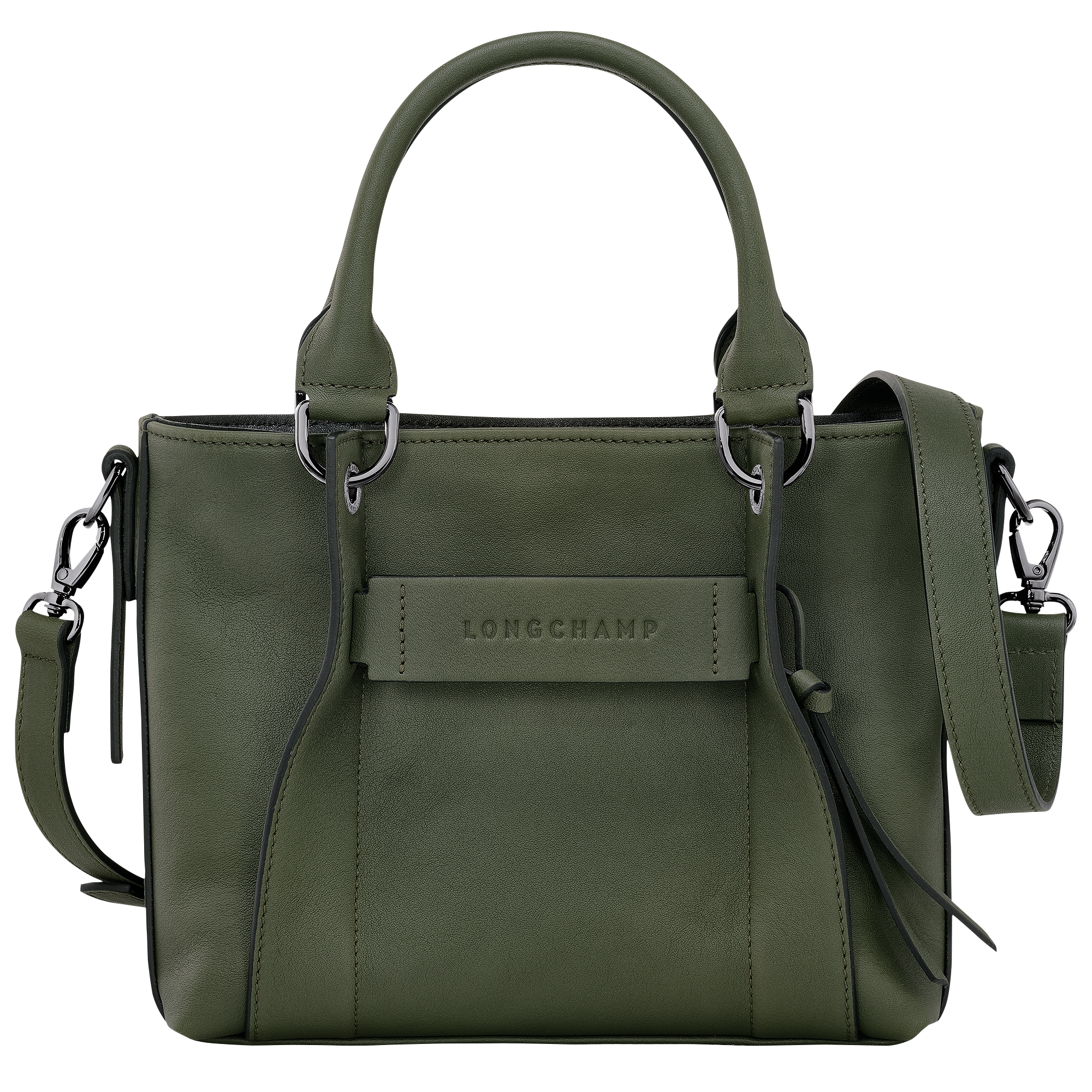 Handbag S, Khaki - View 1 of
5 - zoom in Longchamp 3D Handbag S, Khaki