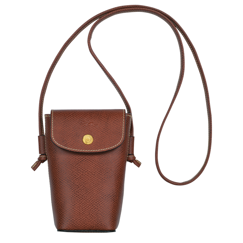 &Eacute;pure Phone case with lace , Brown - Leather  - View 1 of  4