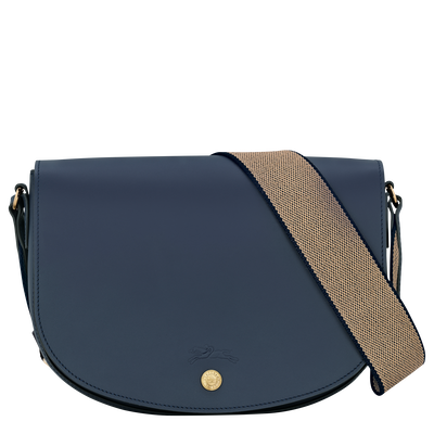 &Eacute;pure M Crossbody bag , Navy - Leather