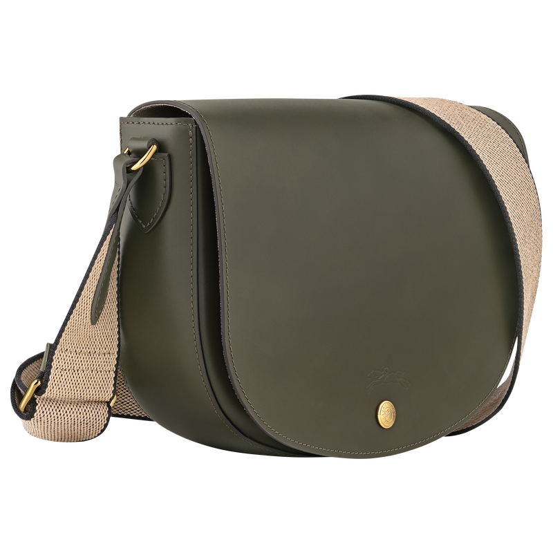 Épure M Crossbody bag , Khaki - Leather  - View 3 of  6