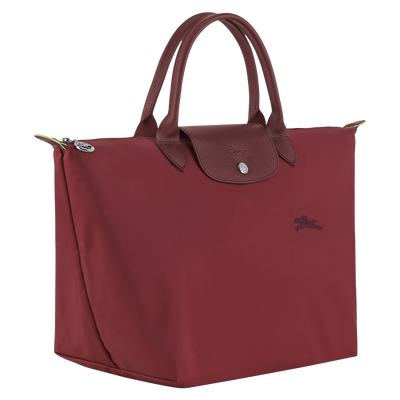 Le Pliage Green Handbag M, Pomegranate