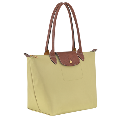 Le Pliage Original M Tote bag , Pistachio - Recycled canvas