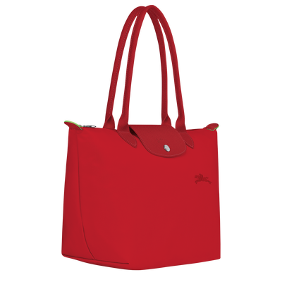Le Pliage Green Tote bag M, Tomato