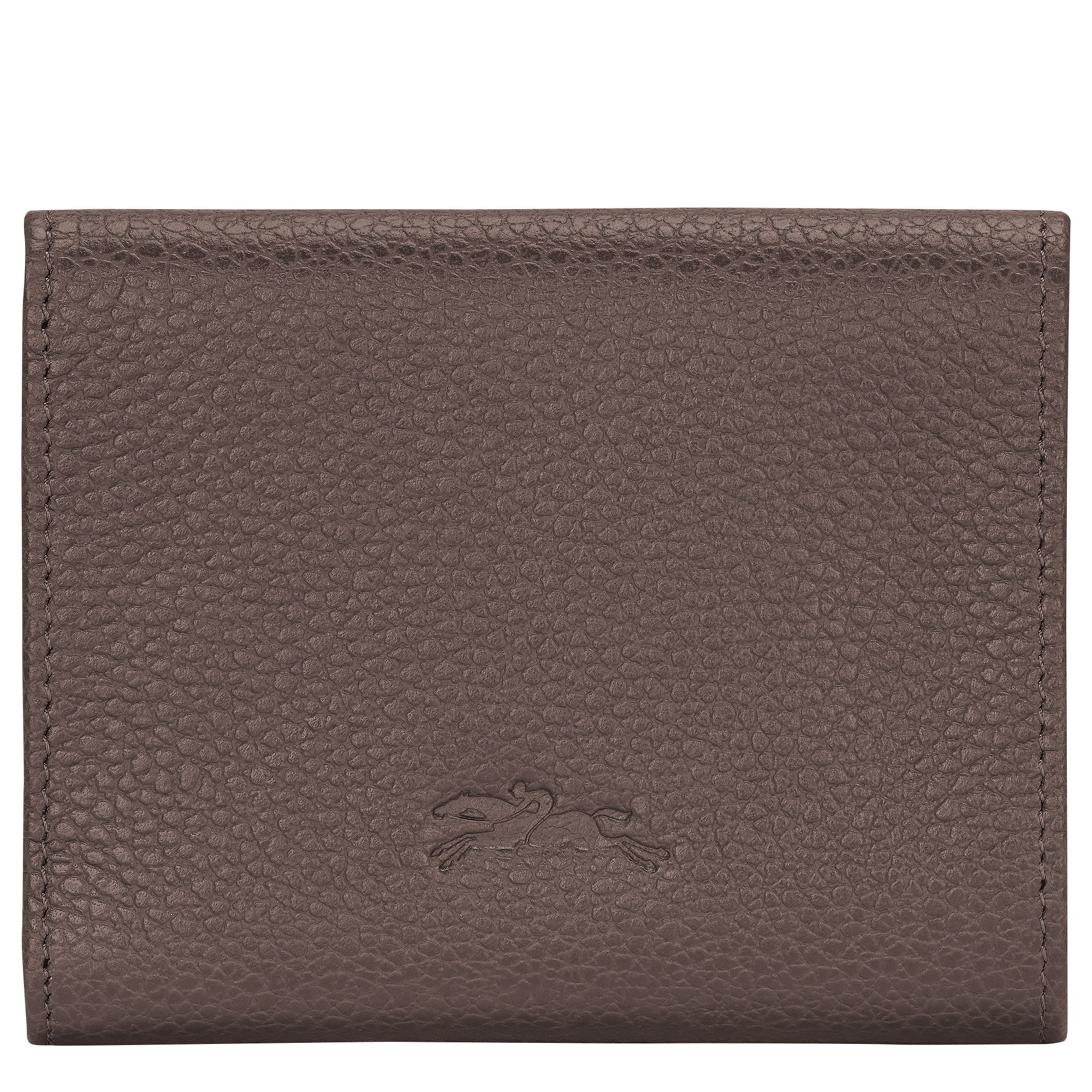 Le Foulonn&eacute; Compact wallet, Taupe