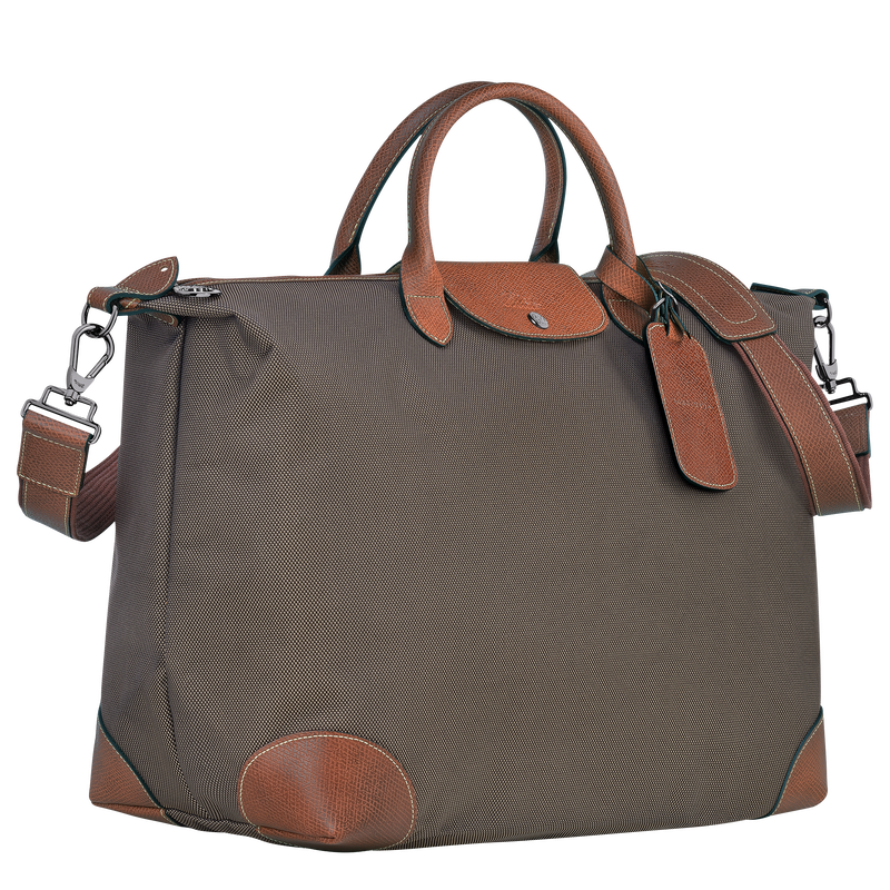 Boxford L Travel bag , Brown - Recycled canvas  - View 3 of  6