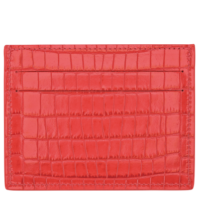 Longchamp Pocket Card holder, Vermilion