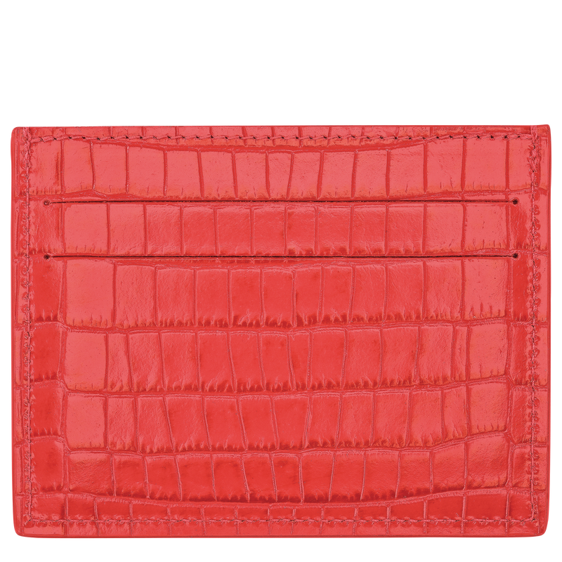 Longchamp Pocket Card holder , Vermilion - Leather  - View 2 of  2