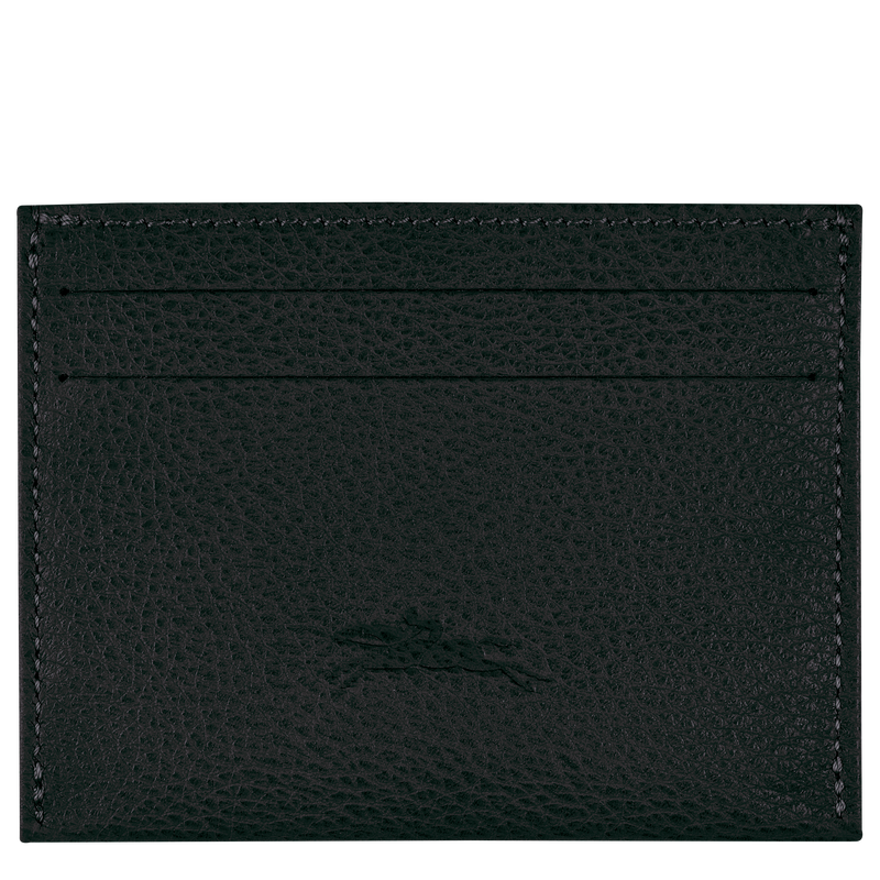 Le Foulonn&eacute; Card holder , Black - Leather  - View 2 of  4