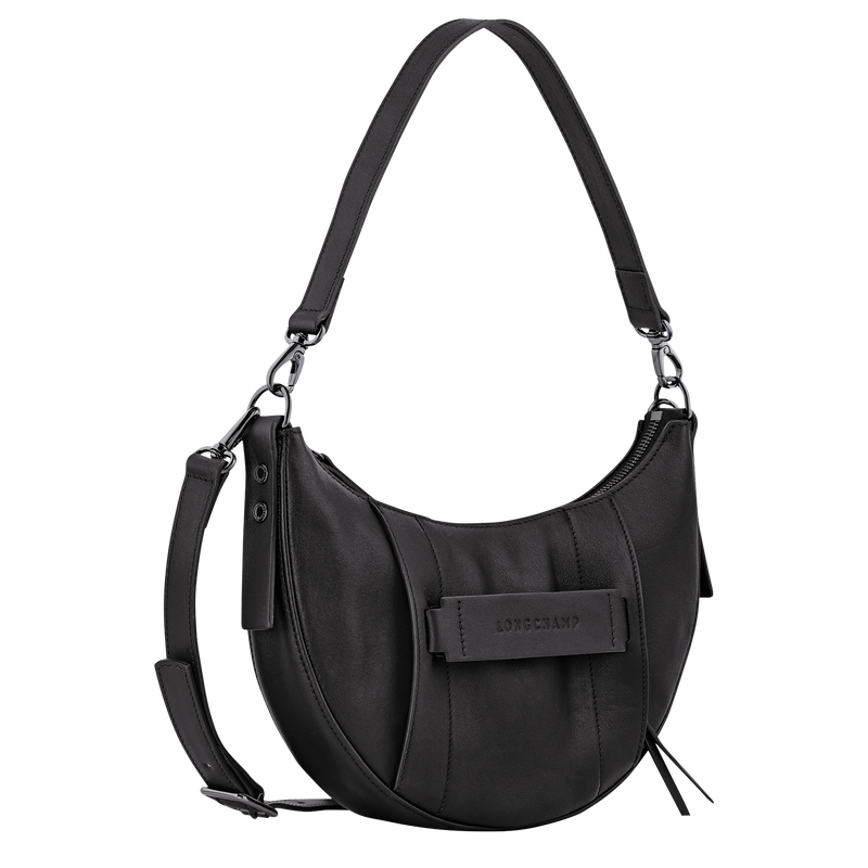 Longchamp 3D S Crossbody bag , Black - Leather  - View 3 of  4