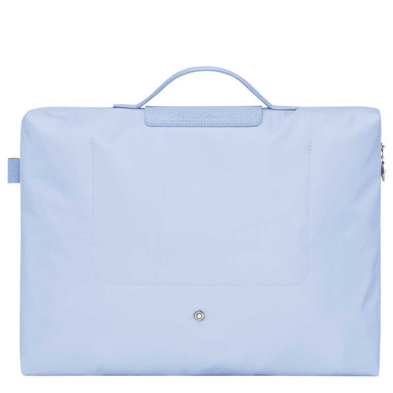Le Pliage Green S Briefcase , Sky Blue - Recycled canvas  - View 4 of  6