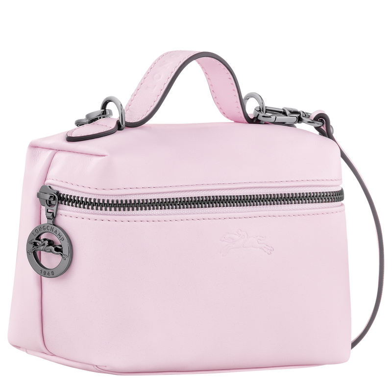 Le Pliage Xtra XS Vanity , Petal Pink - Leather  - View 3 of  5