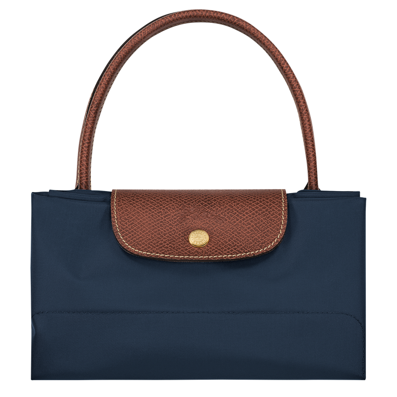 Le Pliage Original L Handbag , Navy - Canvas  - View 6 of  6
