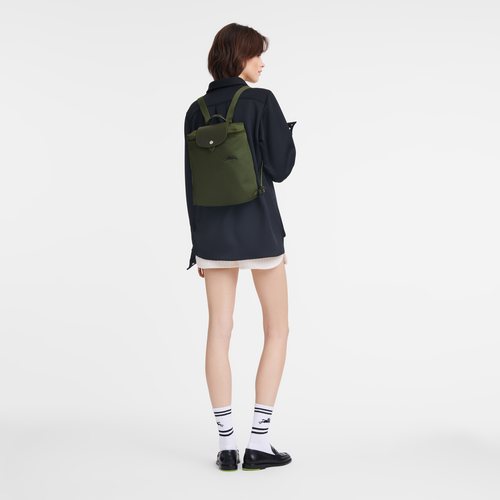 Le Pliage Green M Backpack , Forest - Recycled canvas - View 2 of  6