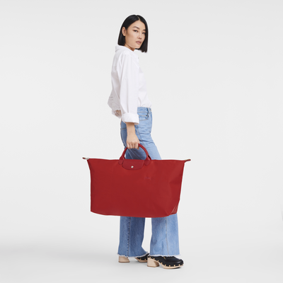 Le Pliage Green Travel bag XL, Tomato