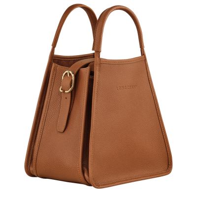 Le Foulonné Handbag S, Caramel