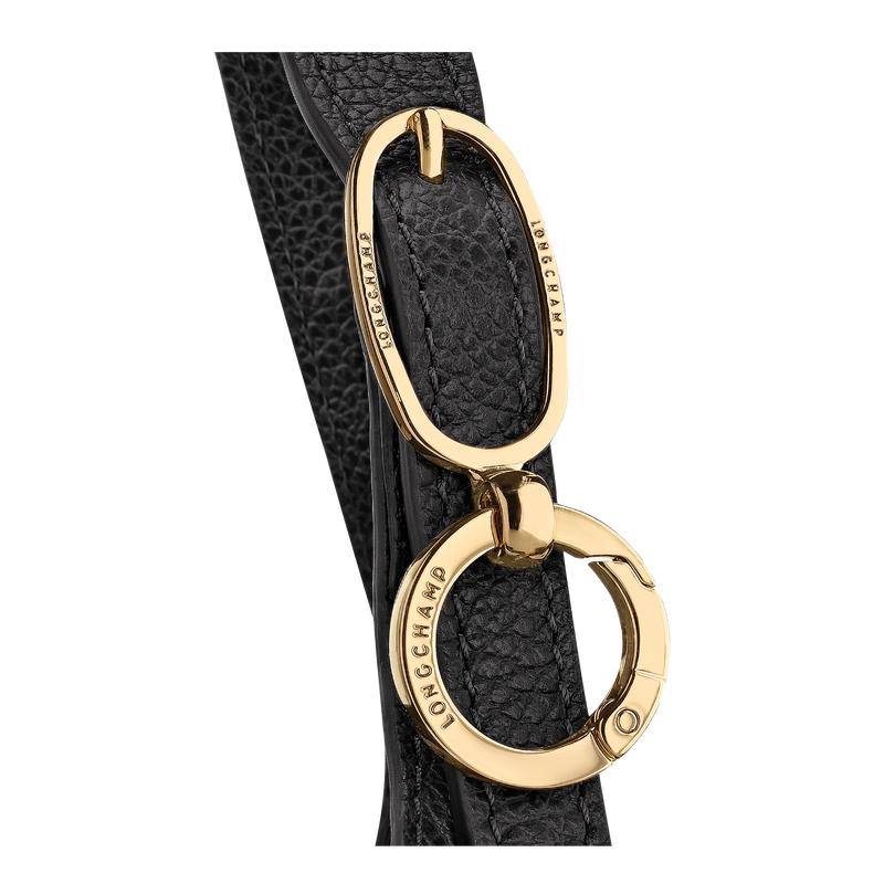 Le Foulonné S Handbag , Black - Leather  - View 7 of  7