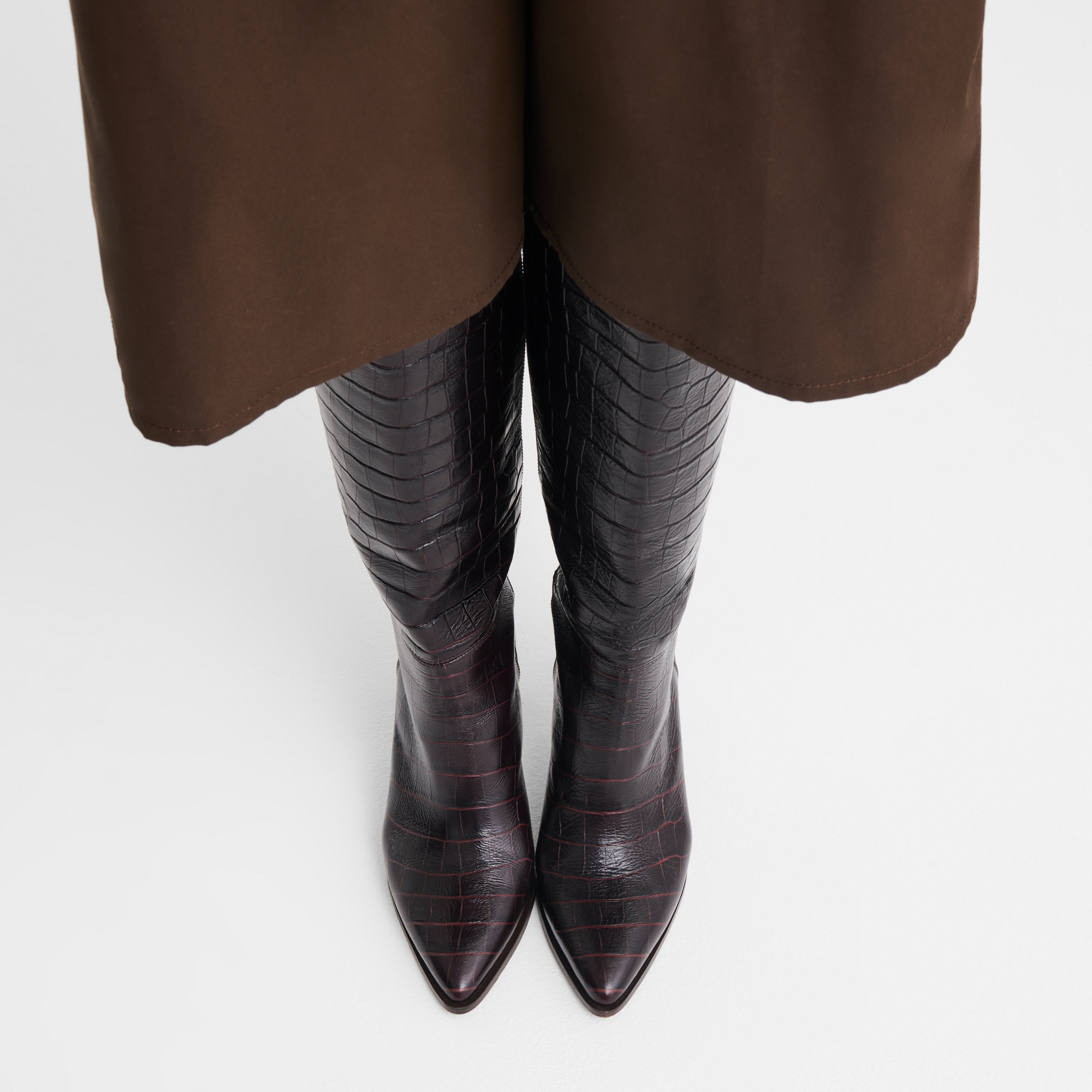 Elan Heel boots, Mocha