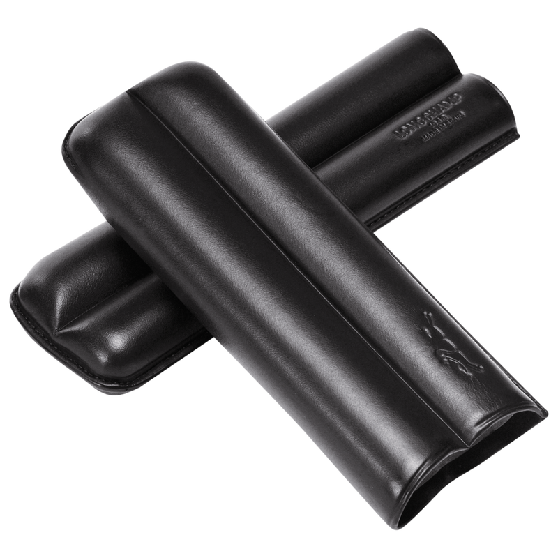 Cigars case , Black - Leather  - View 2 of  2