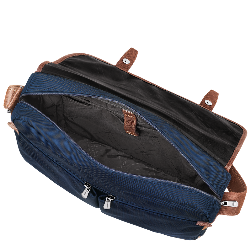 Boxford L Crossbody bag , Blue - Recycled canvas  - View 5 of  5