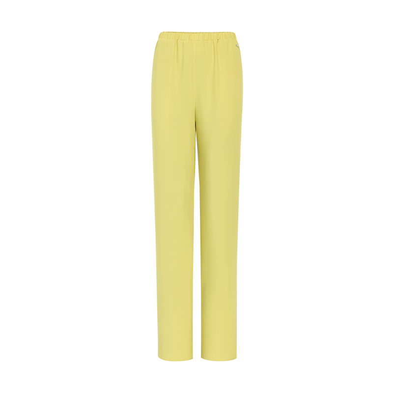Trousers , Lime - Fluid crepe  - View 1 of  4