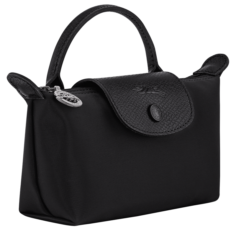 Le Pliage One Pouch , Black - Recycled canvas  - View 3 of  7