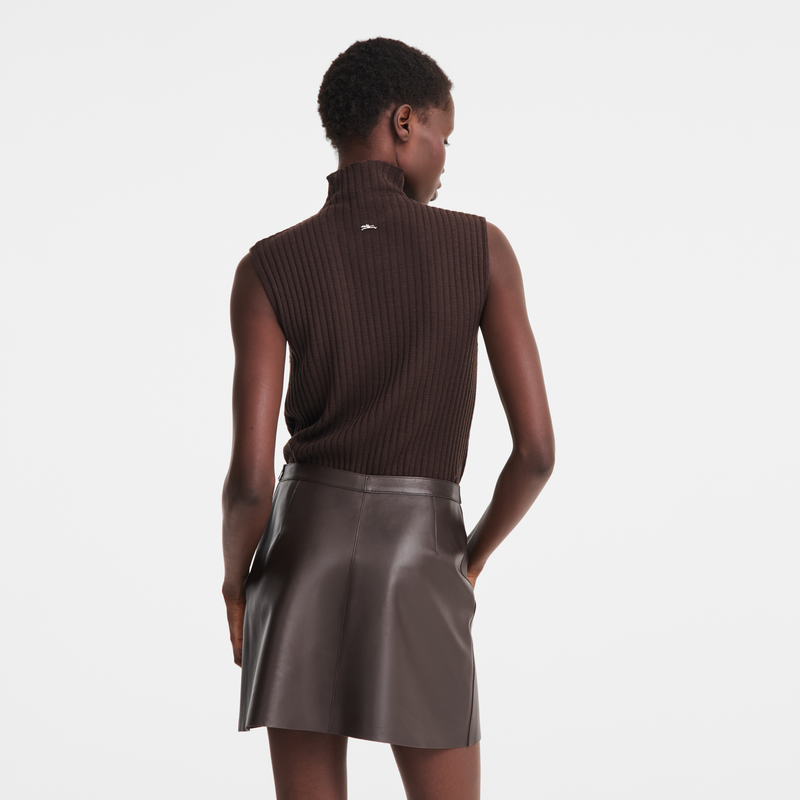Sweater , Mocha - Knit  - View 4 of  5