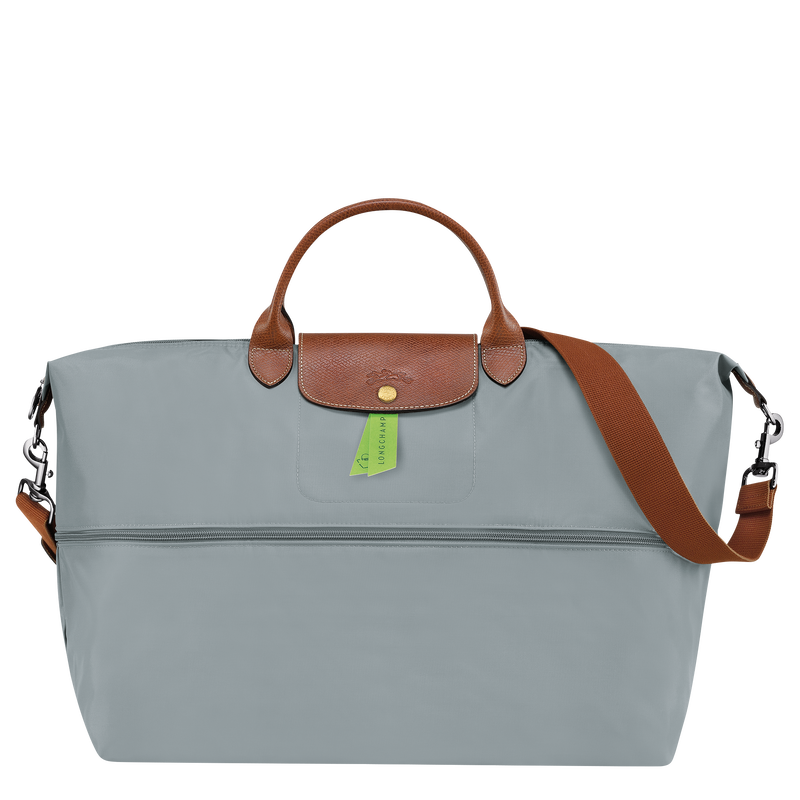 Le Pliage Original Travel bag expandable , Steel - Recycled canvas  - View 5 of  6