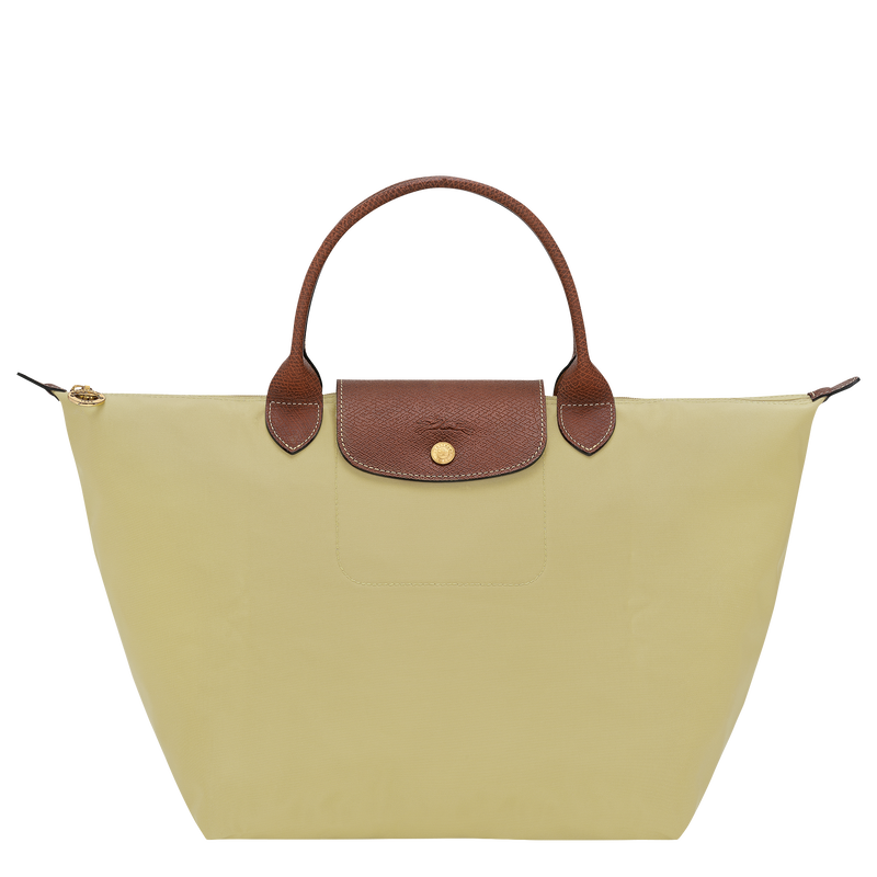 Le Pliage Original M Handbag , Pistachio - Recycled canvas  - View 1 of  6