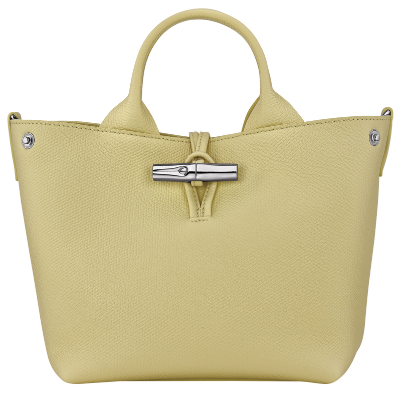 Le Roseau S Handbag , Pistachio - Leather  - View 5 of  7