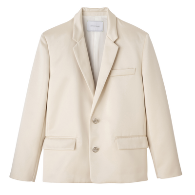 Oversize jacket, Ecru