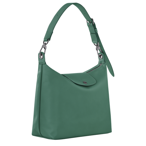 Le Pliage Xtra M Hobo bag , Sage - Leather - View 3 of  5